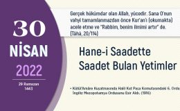Hane-i saadette saadet bulan yetimler
