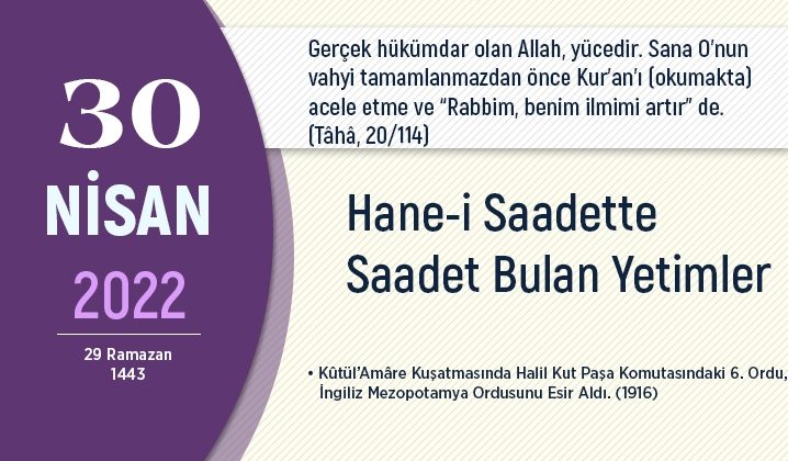Hane-i saadette saadet bulan yetimler