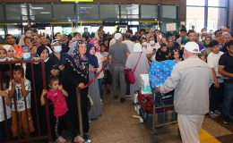Son hac kafilesi Bursa Yenişehir Havaalanına indi