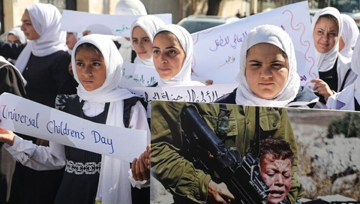 Gazzeli çocuklardan “Bizi İsrail’den koruyun” çağrısı