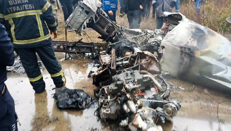 Bursa’da uçak düştü: 2 kişi öldü