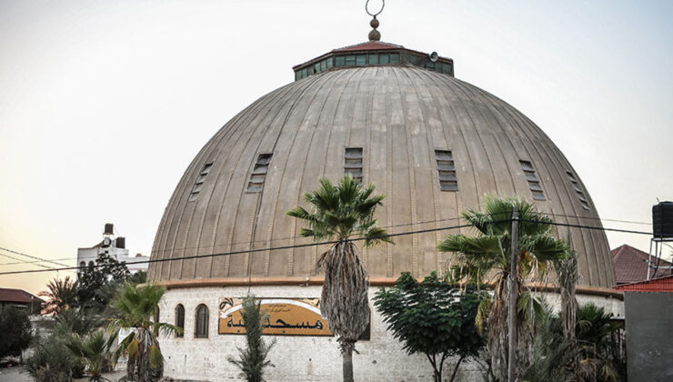 Gazze’deki el-Kubbe Camii, farklı mimarisiyle şaşırtıyor