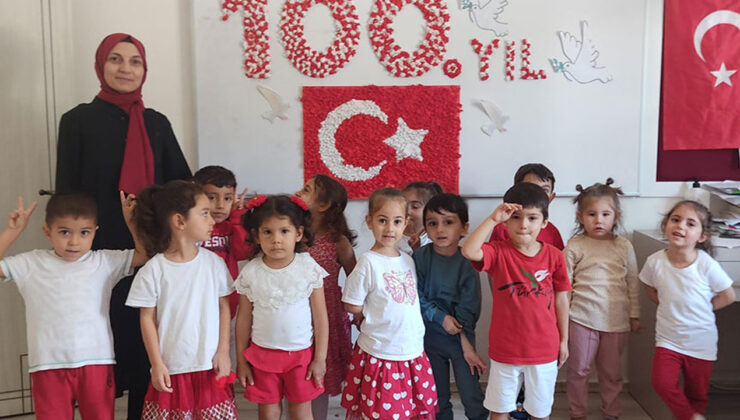 Alanya’daki 4-6 Yaş Kur’an kurslarında 100. yıl coşkusu