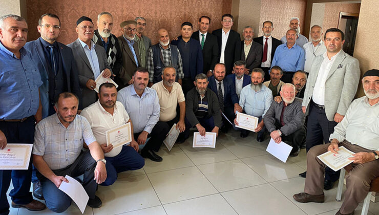 Gümüşhane’de din görevlilerine vefa