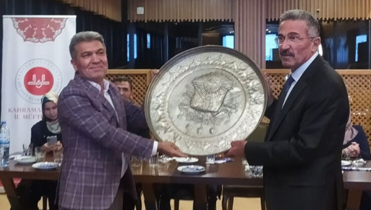 Müftü Tekin, personelle vedalaştı