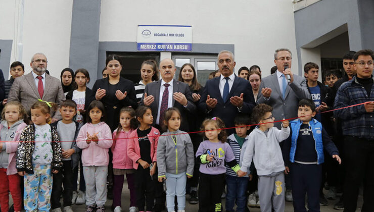 Vali Dağlı, Boğazkale’de 4-6 Yaş Kur’an Kursu açtı