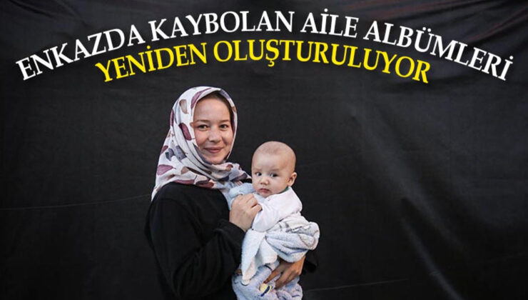 Gönüllüler, depremzedelerin enkazda kaybettiği aile albümlerini yeniden oluşturuyor