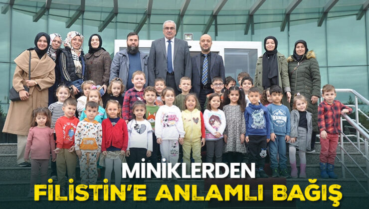 Miniklerden Filistin’e anlamlı bağış