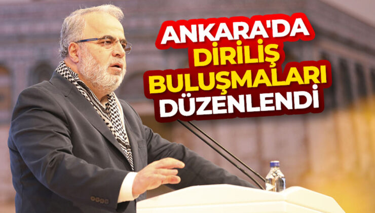 Ankara’da Filistin gündemiyle “Diriliş Buluşmaları” düzenlendi