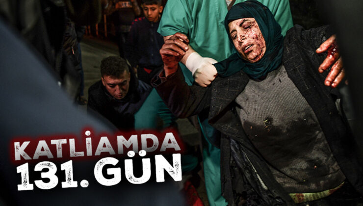 Katil İsrail güçleri, Gazze’nin çeşitli noktalarına düzenlediği saldırılarda çok sayıda kişiyi öldürdü