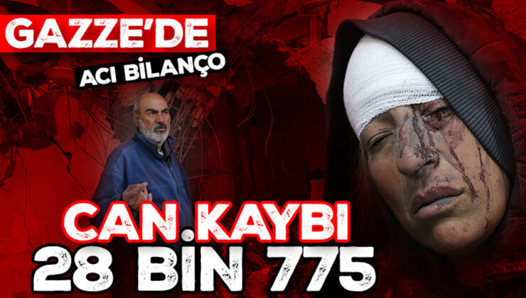 Katil İsrail’in Gazze’de 133 gündür sürdürdüğü saldırılarda can kaybı 28 bin 775’e çıktı