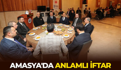 Amasya’da anlamlı iftar