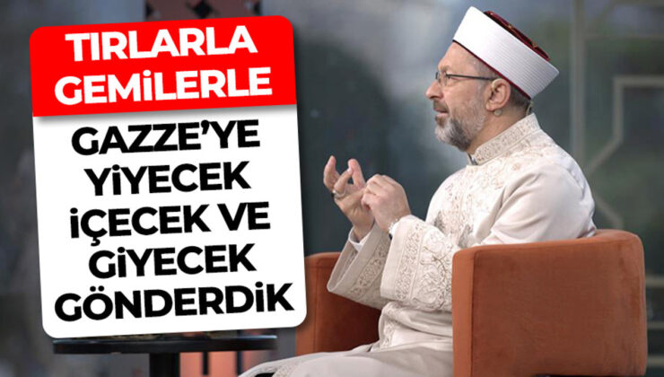 Diyanet İşleri Başkanı Erbaş, TRT 1’de “Ramazan Sevinci” programına katıldı
