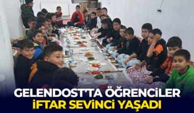 Gelendost’ta öğrenciler iftar sevinci yaşadı