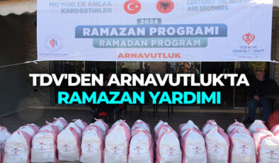 TDV’den Arnavutluk’ta ramazan yardımı