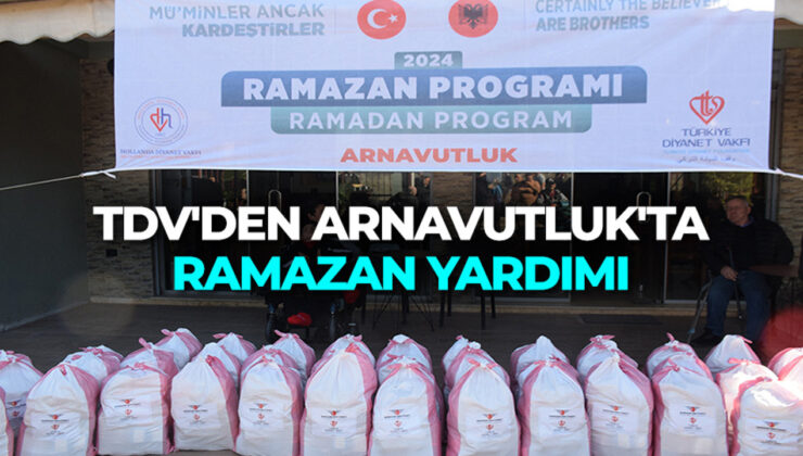 TDV’den Arnavutluk’ta ramazan yardımı