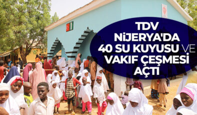 Türkiye Diyanet Vakfı, Nijerya’da 40 su kuyusu ve vakıf çeşmesi açtı