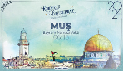 Muş için Ramazan Bayram Namazı saatleri (2024)