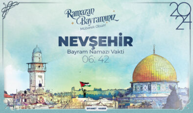 Nevşehir için Ramazan Bayram Namazı saatleri (2024)