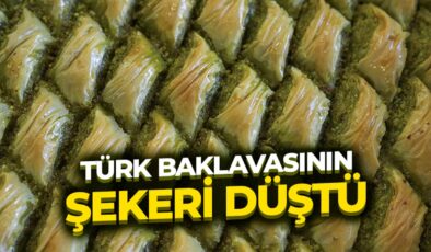 Türk baklavasının şekeri düştü