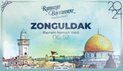 Zonguldak için Ramazan Bayram Namazı saatleri (2024)