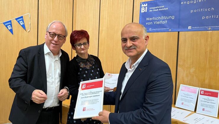 Bielefeld DİTİB Vatan Camii’ne uyum ödülü