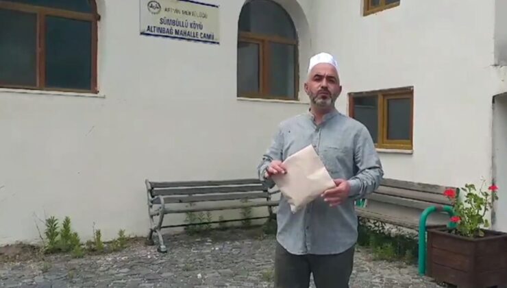 Din görevlisi bulduğu parayı sahibine ulaştırdı