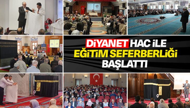 Diyanet, Hac ile eğitim seferberliği başlattı
