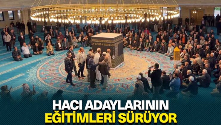 Hacı adaylarının eğitimleri sürüyor