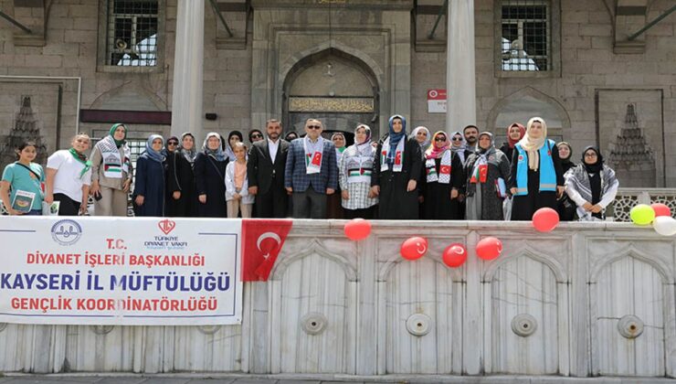 Kayseri Diyanet Gençlik Filistin’deki zulme sessiz kalmadı