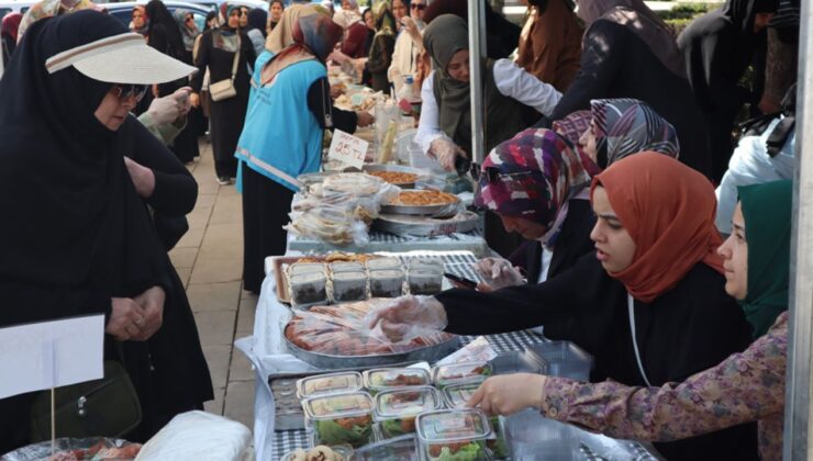 Kırıkkale’de Kur’an kursları yararına hayır çarşısı düzenlendi