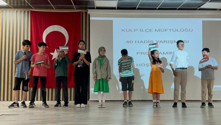 Kulp’ta “Hadis Ezberleme Yarışması” yapıldı