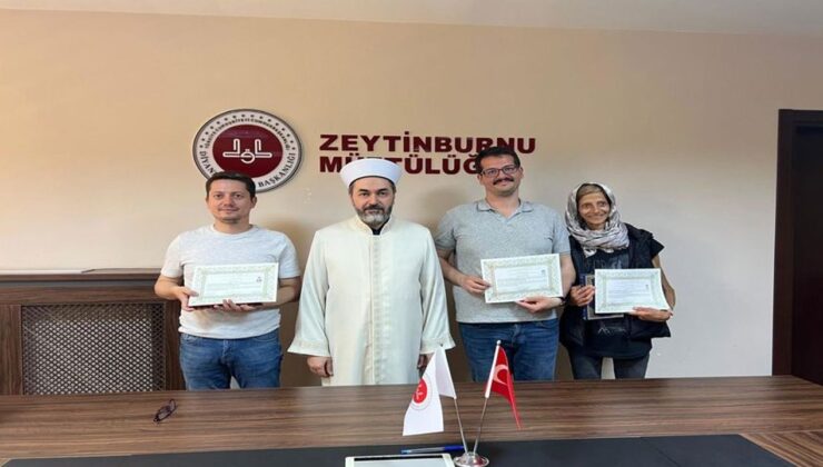 Bulgaristanlı aile Zeytinburnu’nda Müslüman oldu