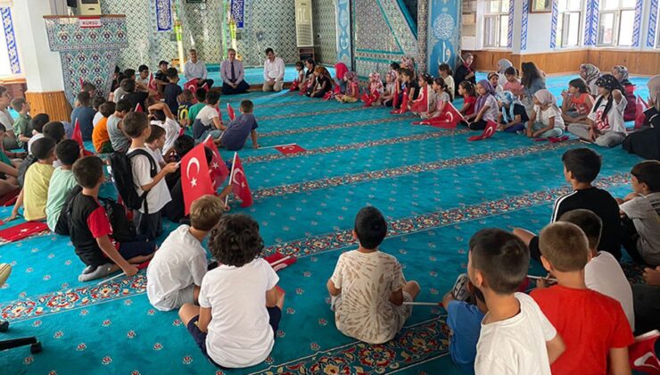 Şarköy Kaymakamı Helvacı, Yaz Kur’an Kursu öğrencileriyle buluştu