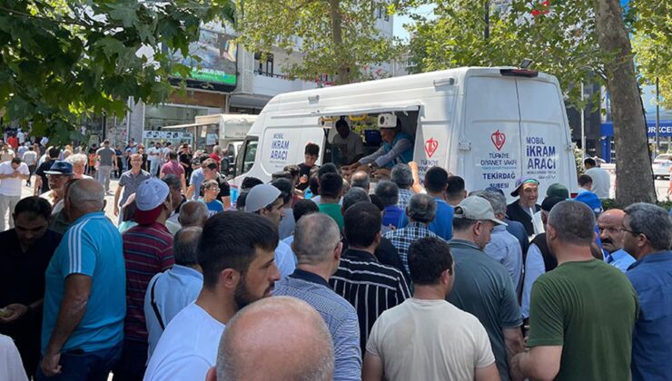 TDV İkram Aracı Çorlu’da