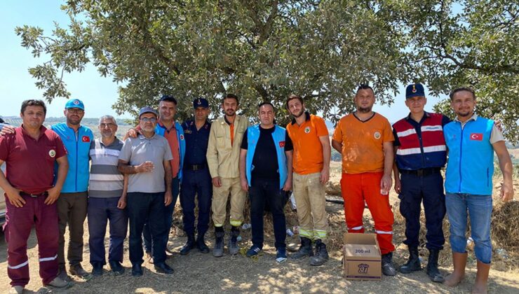 Din görevlileri yangın bölgesinde