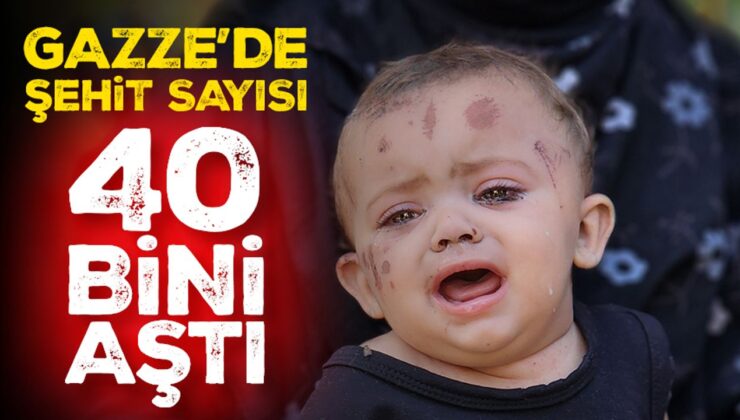 Gazze Şeridi’nde şehit sayısı 40 bini aştı