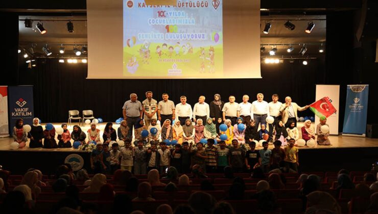 Kayseri’de “100. Yılda Çocuklarımızla 100 Şenlik” etkinliği