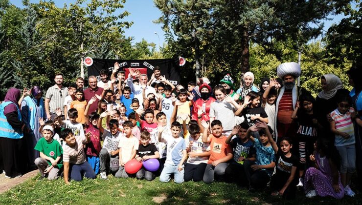 Müftülük yetim çocukları piknikte buluşturdu