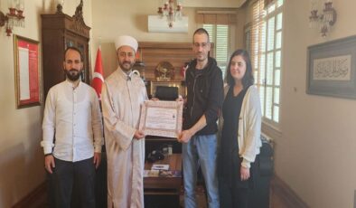 Adalar Müftülüğünde ihtida merasimi