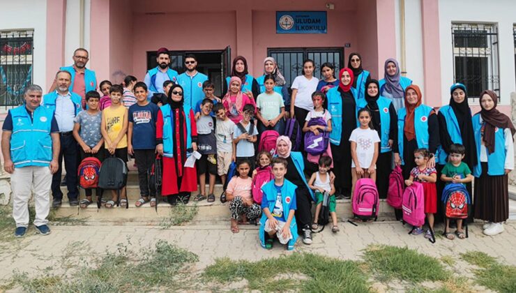 Adıyamanlı öğrencilere kırtasiye desteği