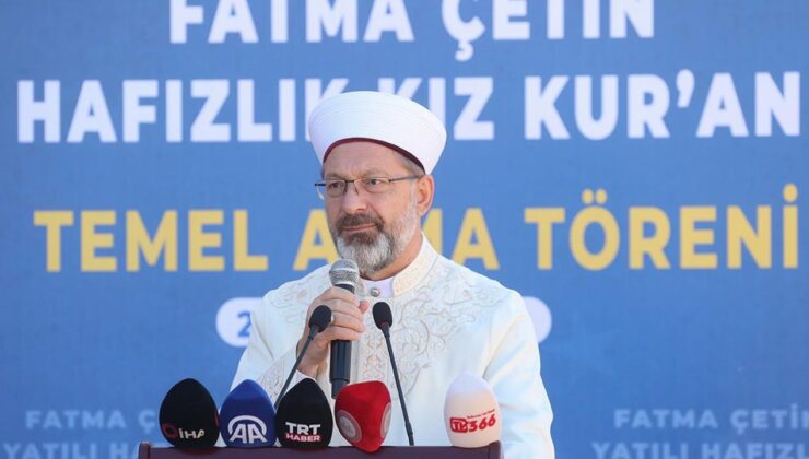 Erbaş, nihai hedefi açıkladı
