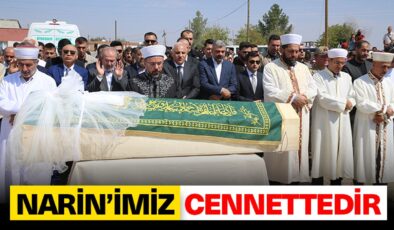 Minik Narin ebediyete uğurlandı