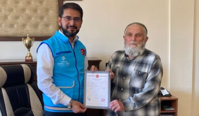 Taşovalı hayırsever, TDV’ye gayr-i menkul bağışında bulundu