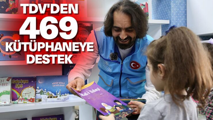 TDV’nin “Hediyem Kitap Olsun” kampanyasıyla 469 kütüphaneye destek