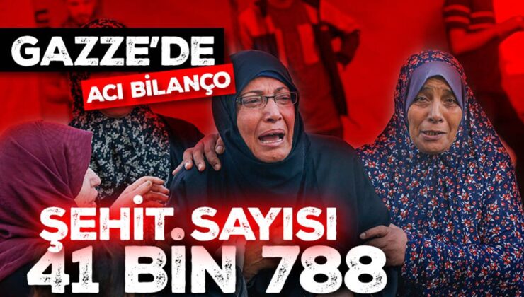 Katil İsrail’in 363 gündür saldırılarını sürdürdüğü Gazze’de can kaybı 41 bin 788’e yükseldi