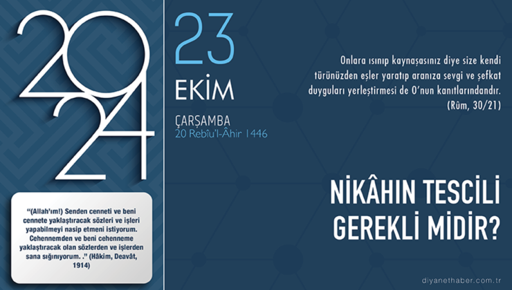 Nikâhın tescili gerekli midir?