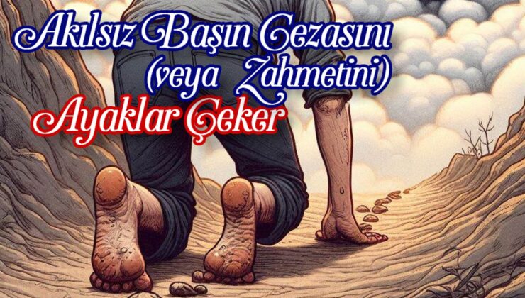 Akılsız Başın Cezasını (veya Zahmetini) Ayaklar Çeker
