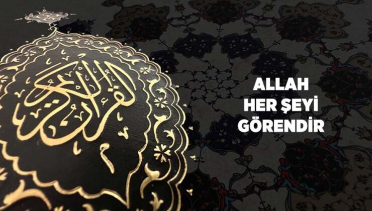 Allah Her Şeyi Görendir