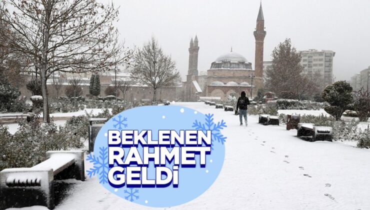 Beklenen rahmet geldi